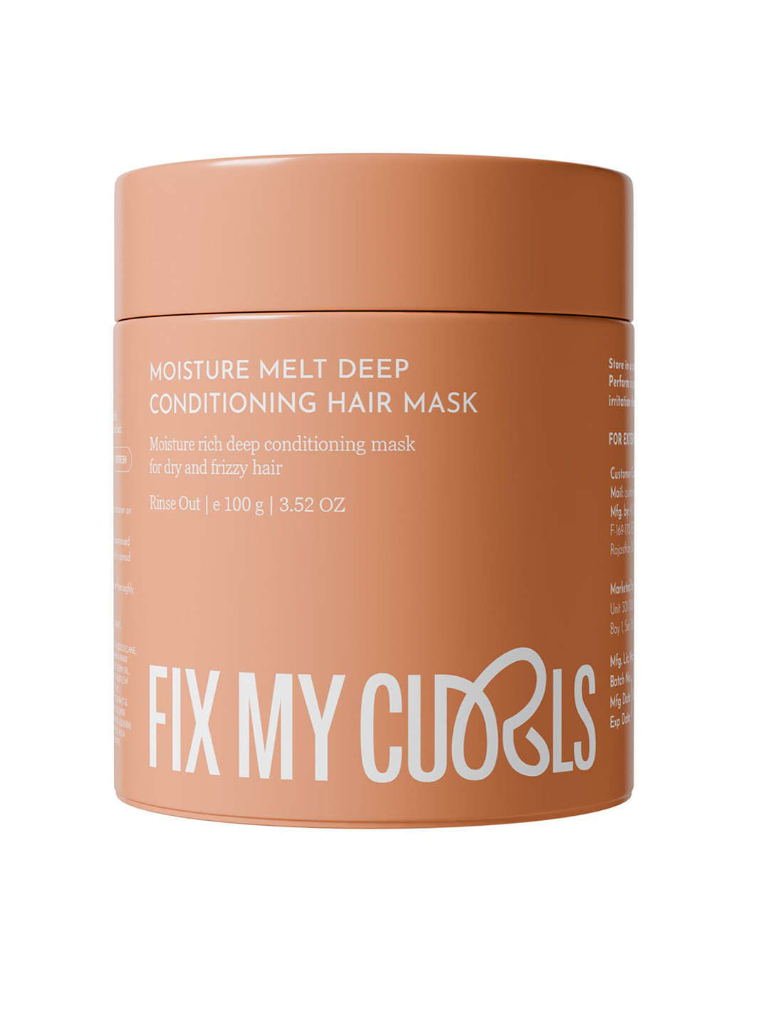 Fix My Curls Moisture Melt Deep Conditioning Hair Mask - 100 g