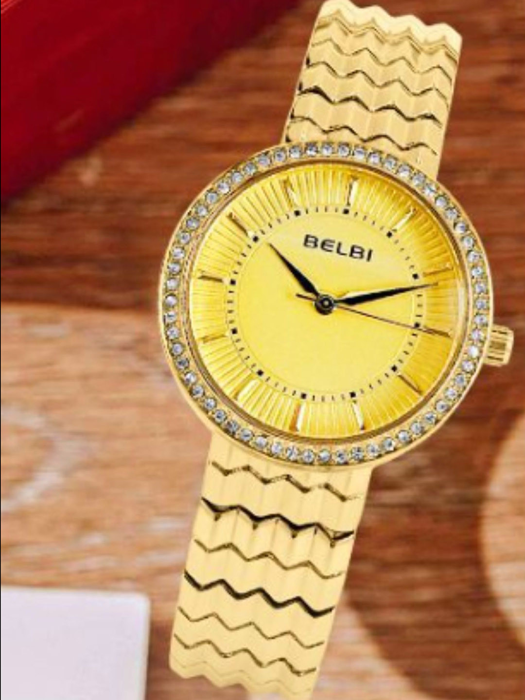 Belbi Women Round Dial & Stainless Steel Straps Analogue Watch BL86_859330506042