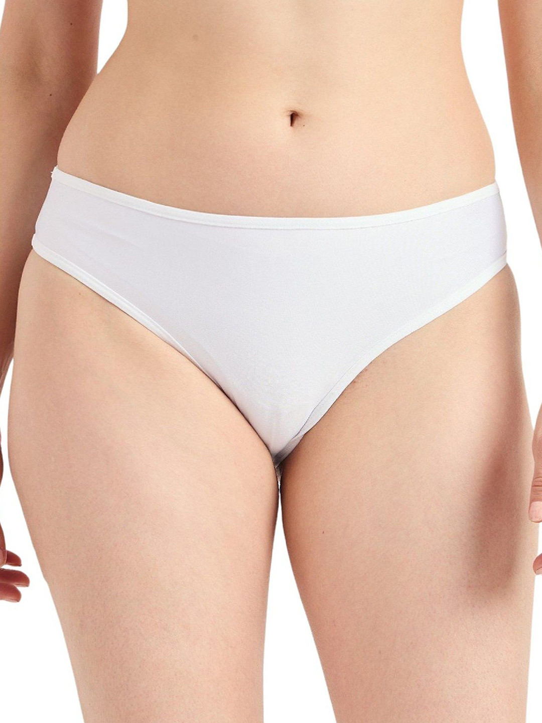 XENZA Solid Inner Elastic Low-Rise Bikini Briefs