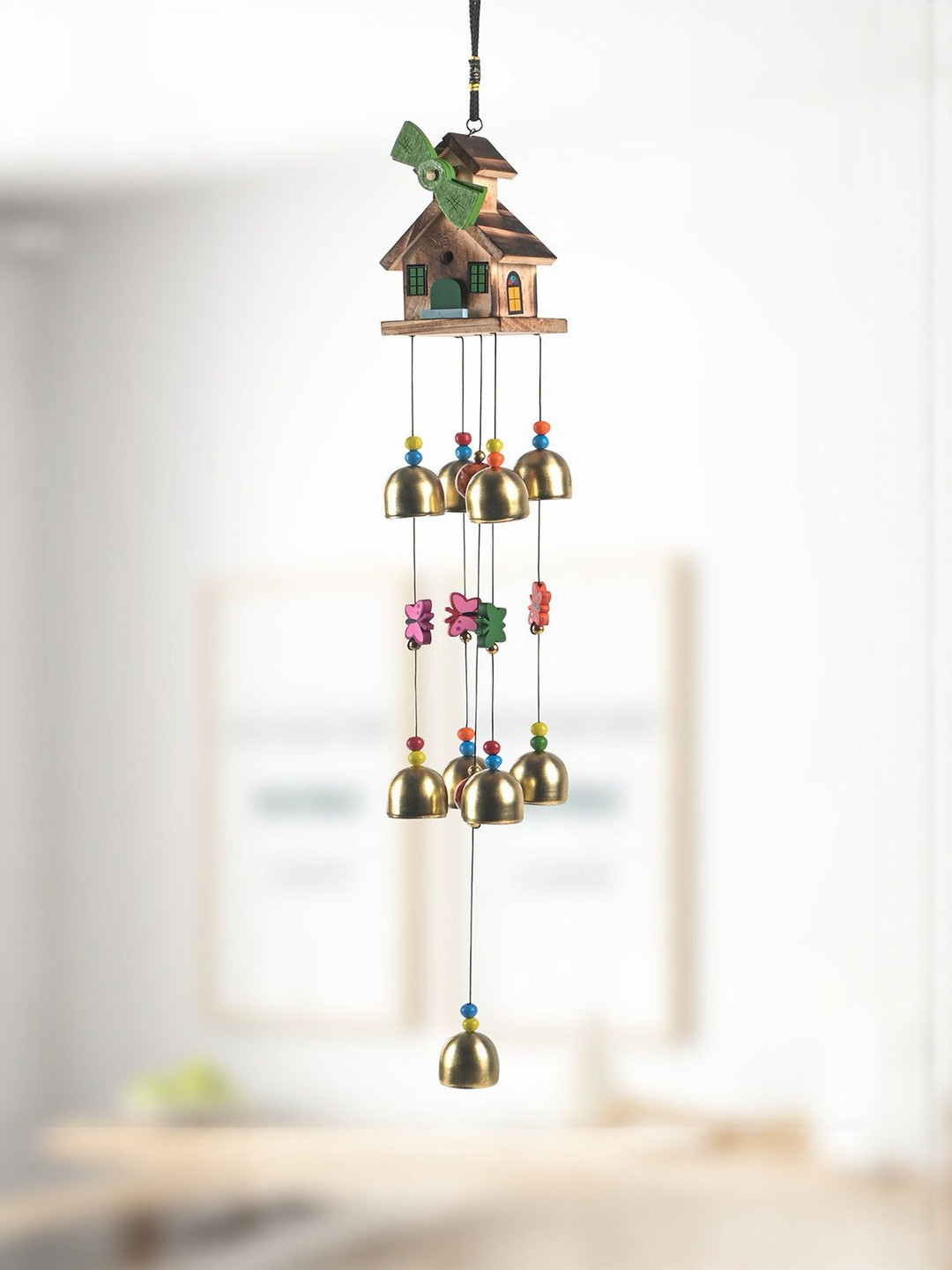 Myntra Elegant Homes Bell And Butterfly Shaped Feng Shui Wind Chimes