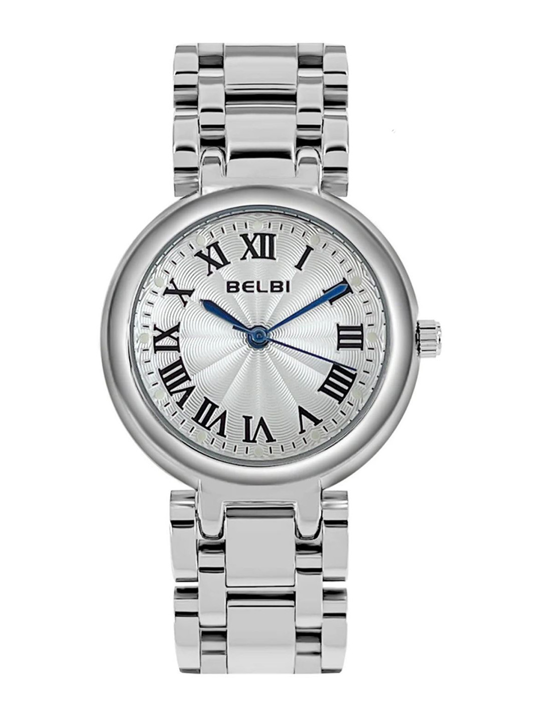 Belbi Women Round Dial & Stainless Steel Straps Analogue Watch BL125_930588172686