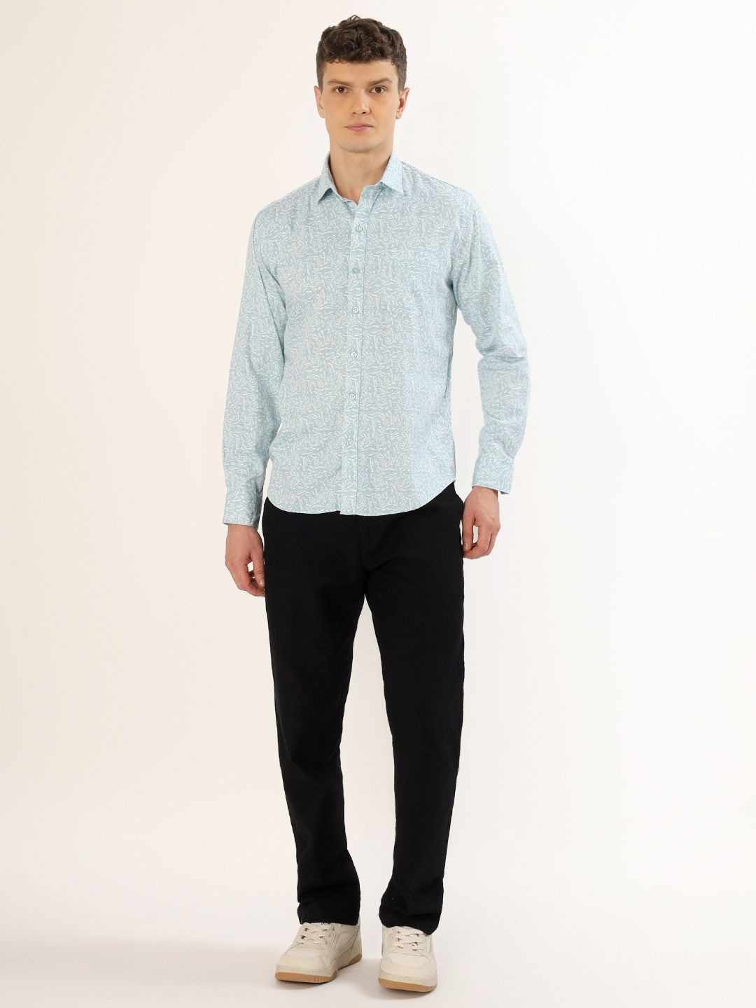 Pavilion Jeans Abstract Printed Cotton Casual Shirt