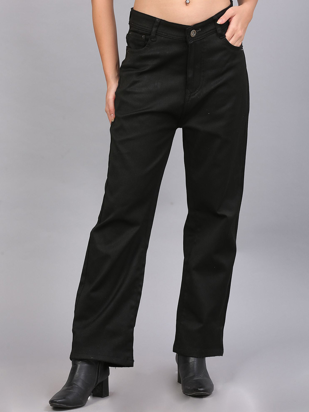 COY Women Cotton Comfort Relaxed Fit Mid-Rise Stretchable Jeans
