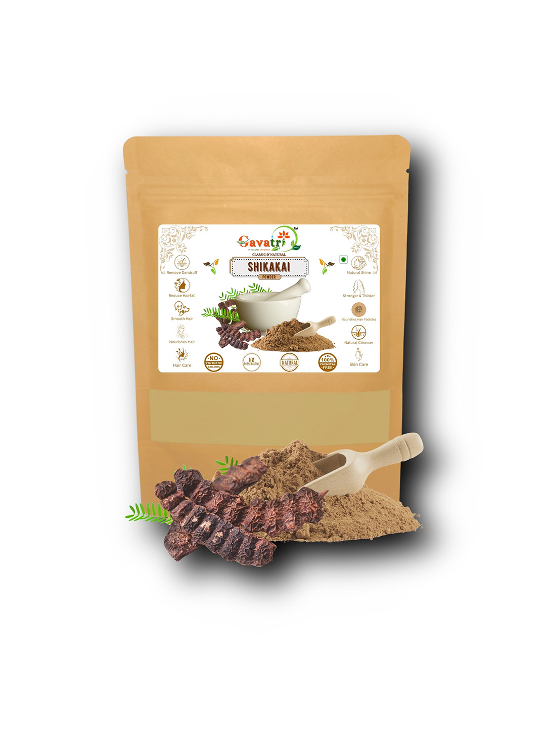 Gavatri Natural Shikakai Powder For Hair Care 500 g