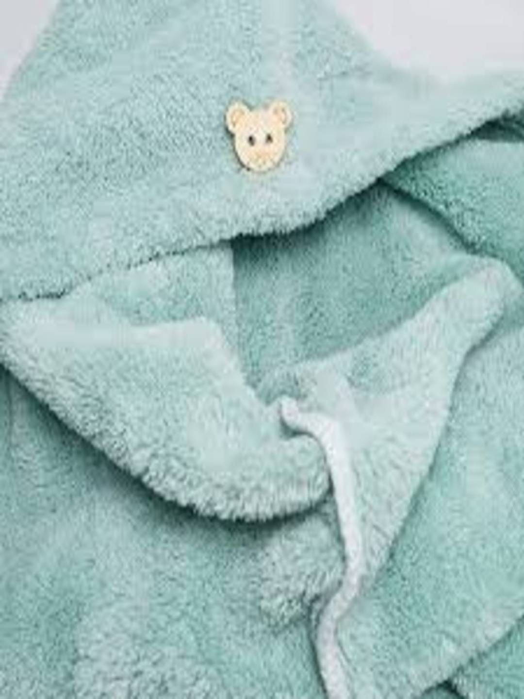 VYAKOM Women Sea Green 507 Gsm Microfiber Magic Hair Wrap towel