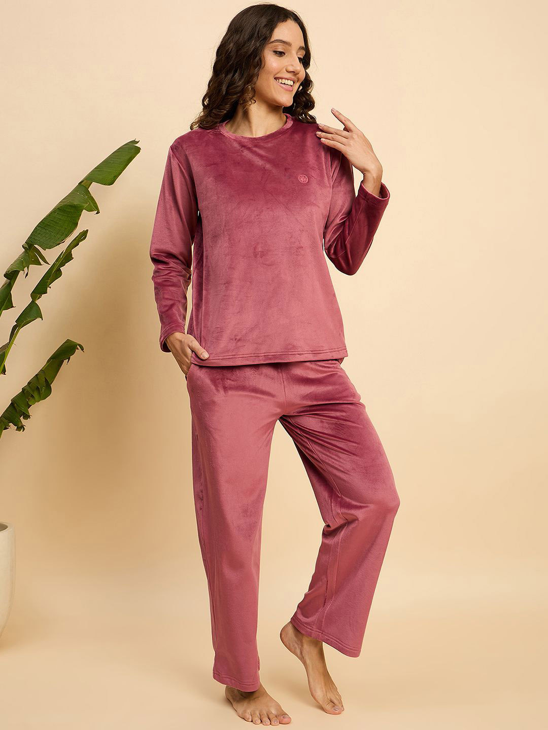 KIZA Women Long Sleeves Night suit