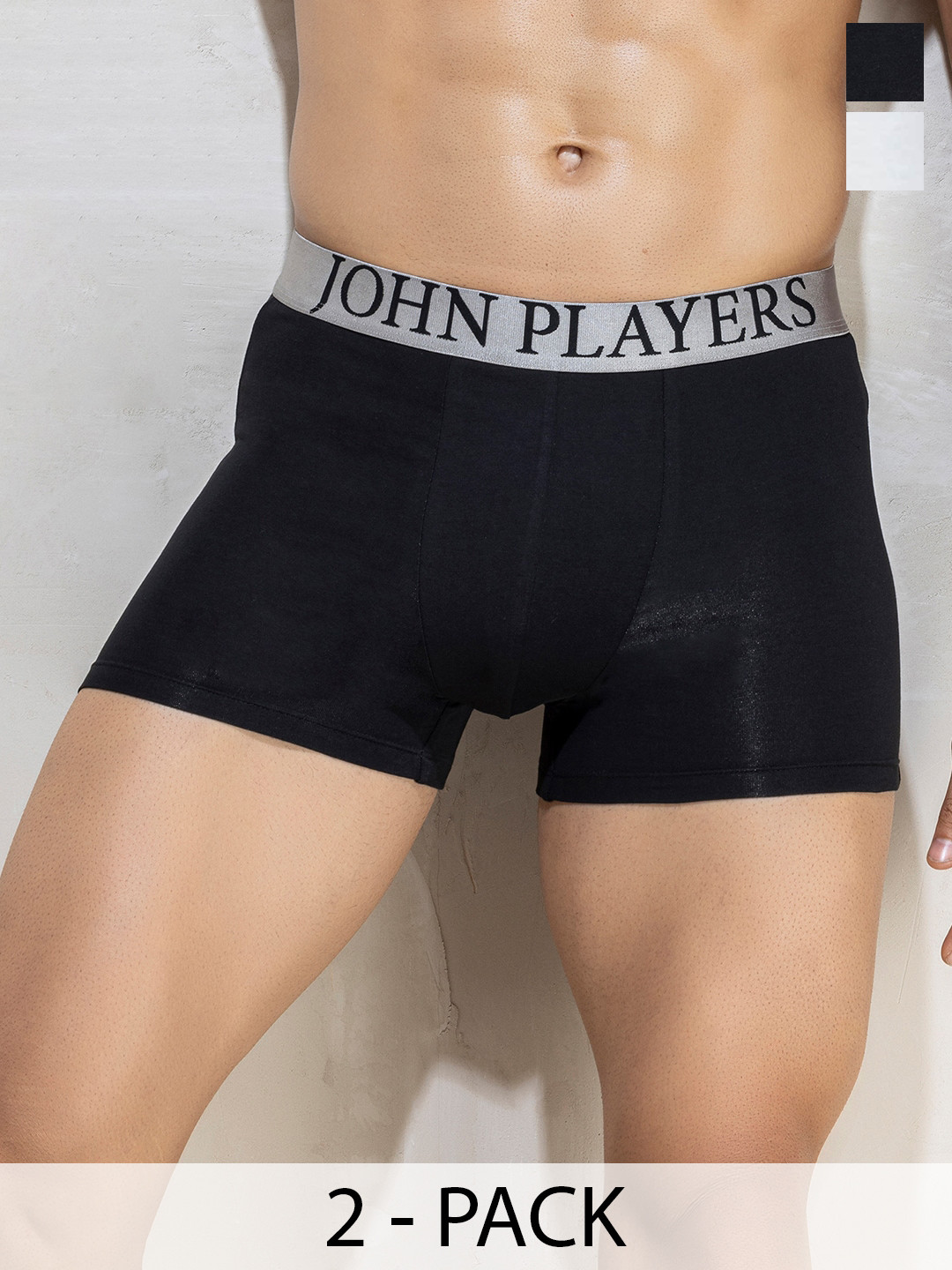 John Players Pack Of 2 Cotton Breathability Trunks COMBOJP19S
