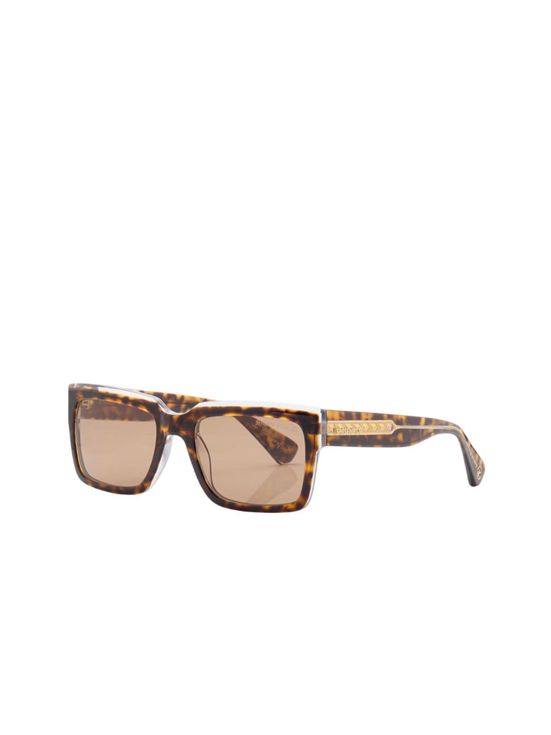 Shisen Fox Arias Kokoro Unisex Polarised and UV Protected Lens Rectangle Sunglasses ASG45