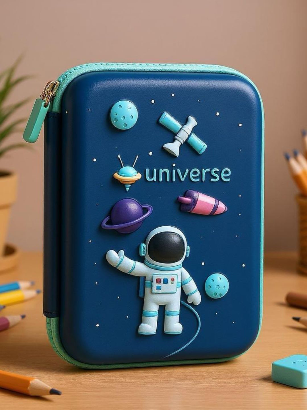 Famyo Kids Astronaut Pencil Box