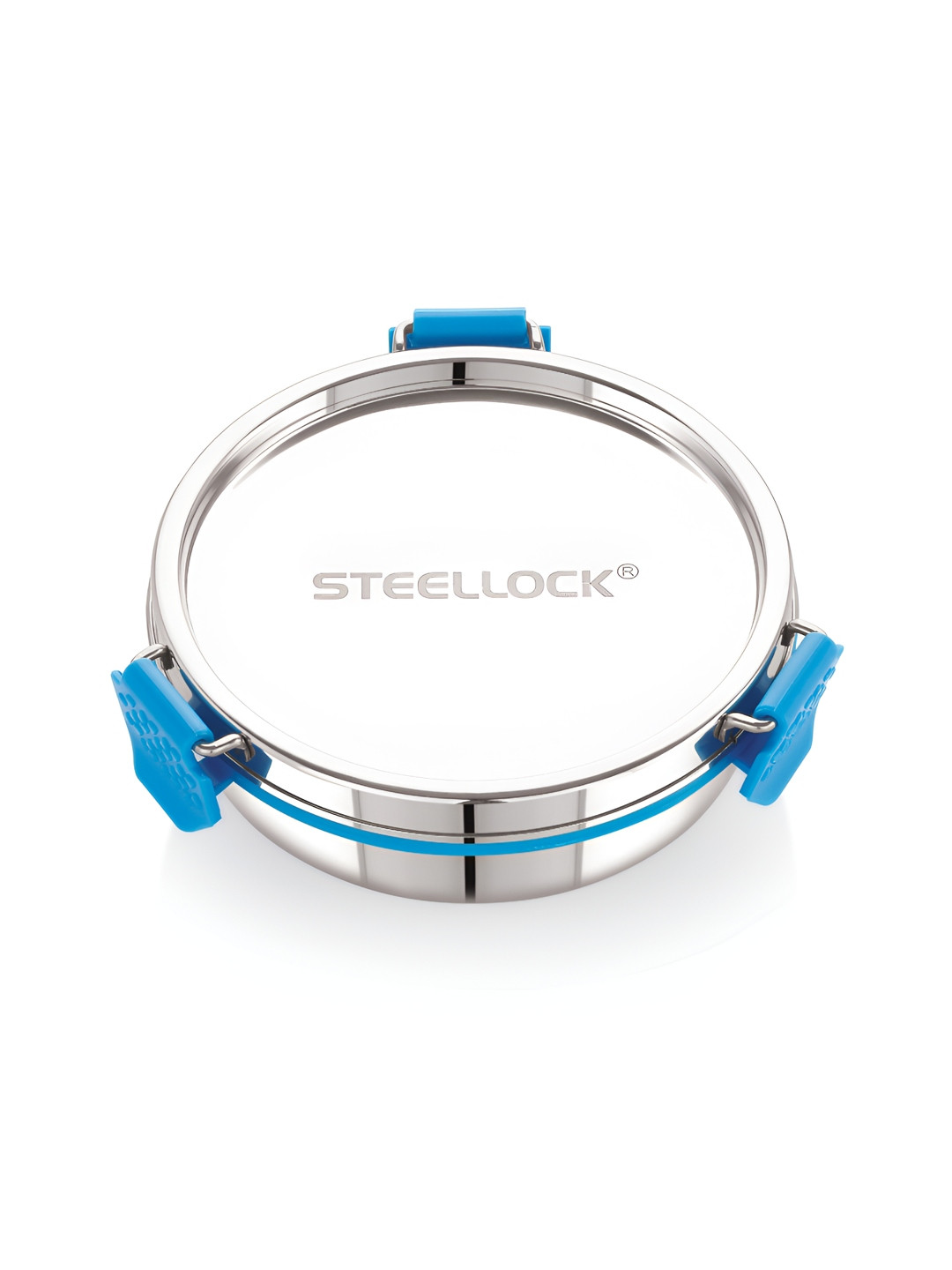 STEELLOCK Unisex Silver Stainless Steel Round Air Tight Clip-On Container