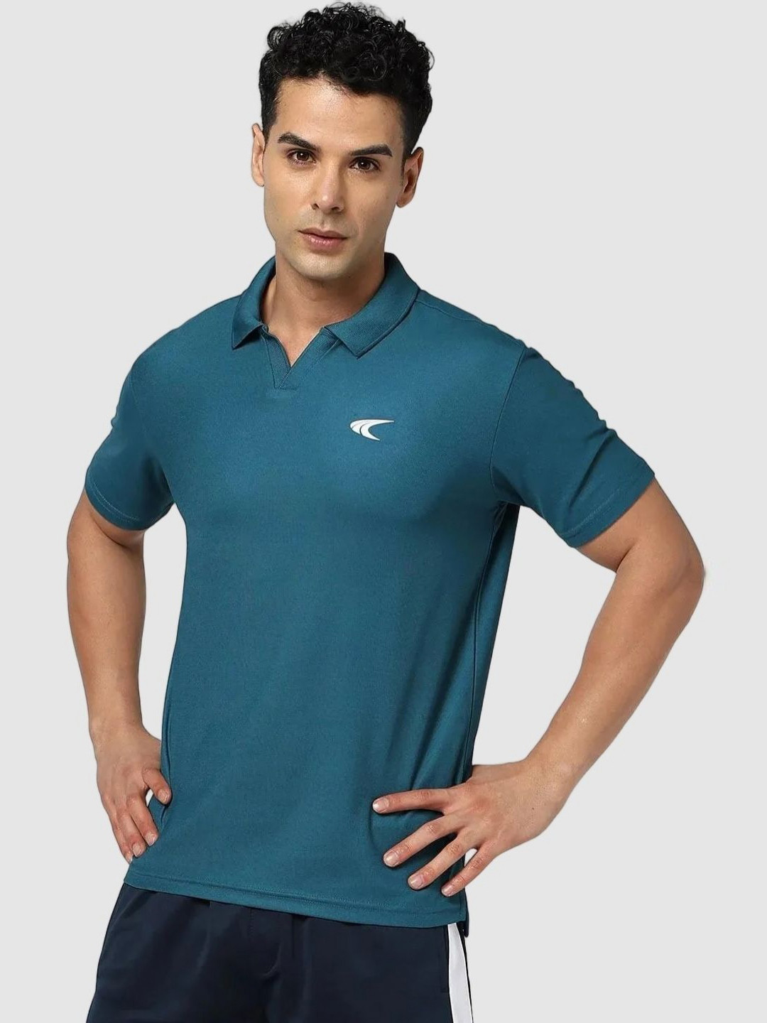 Performax Short Sleeves Brand Logo Polo Collar T-Shirt