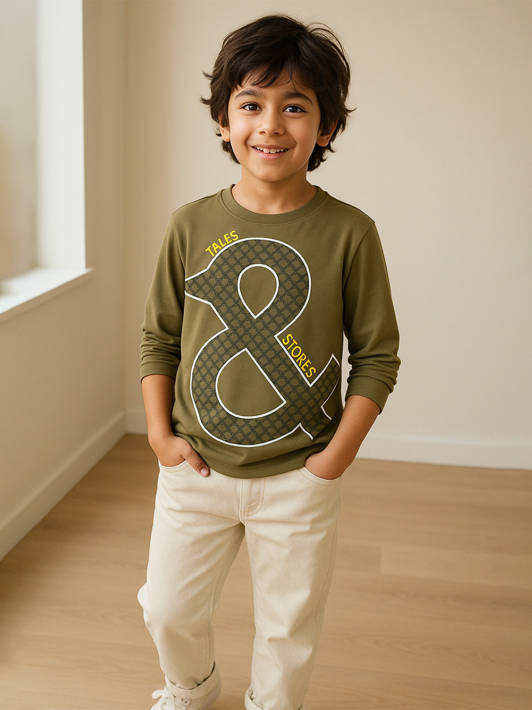TALES & STORIES Boys Printed T-shirt