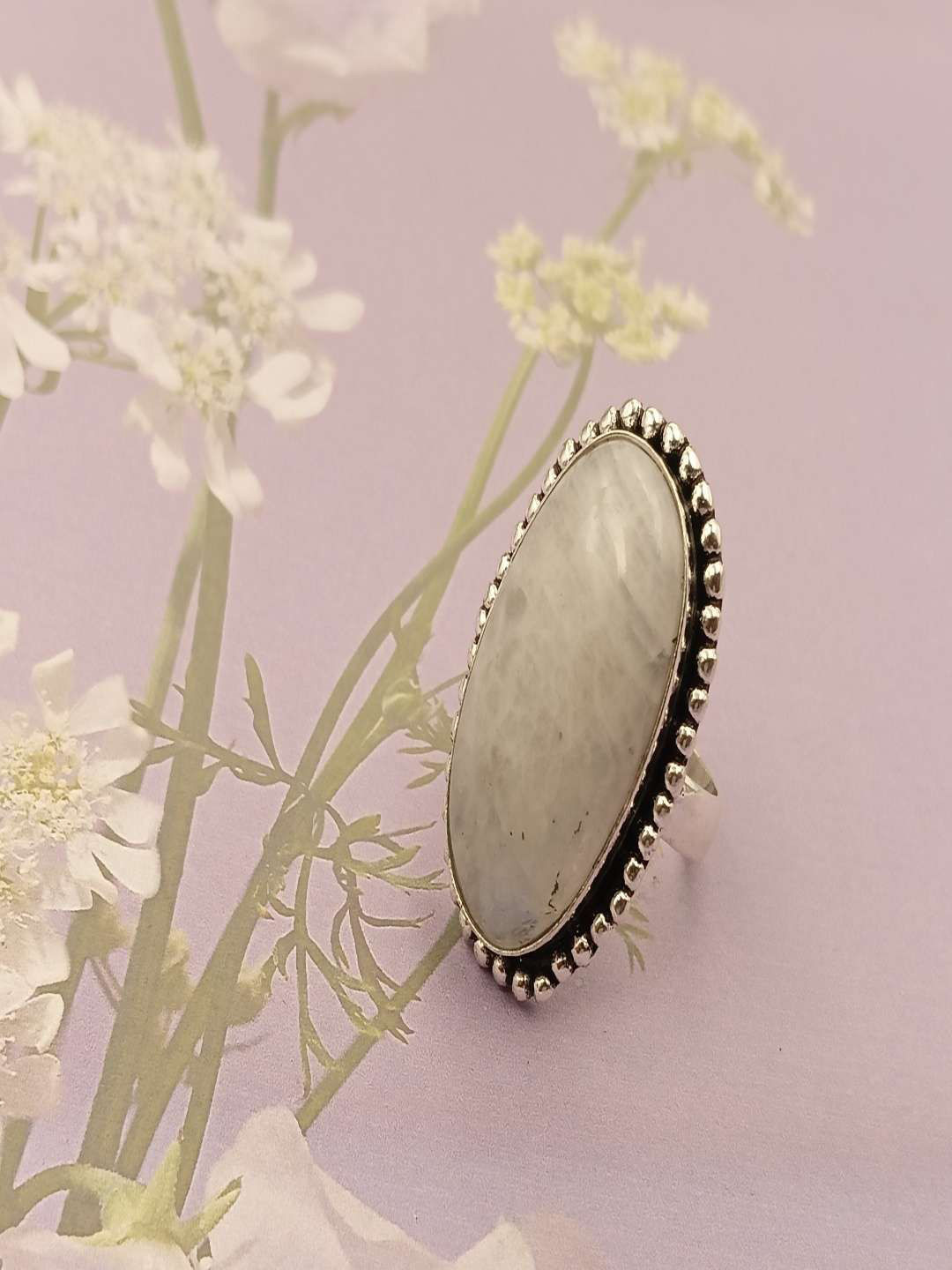 Shrim jewels Brass-Plated German Silver Rhinestone Finger Ring