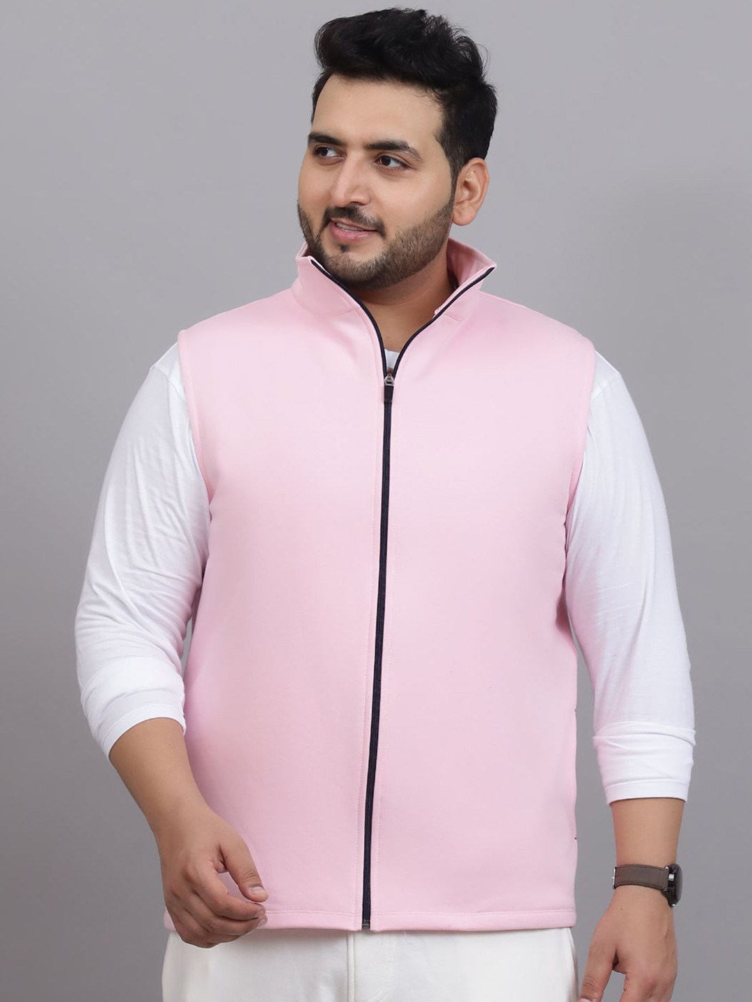 A AND K Lightweight Open Front Jacket