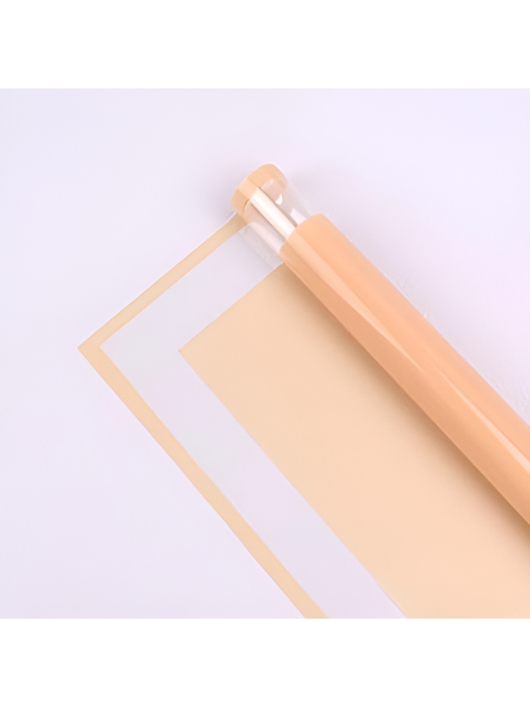 SAKSHAM Peach 20 Pieces Flower Wrapping Sheets