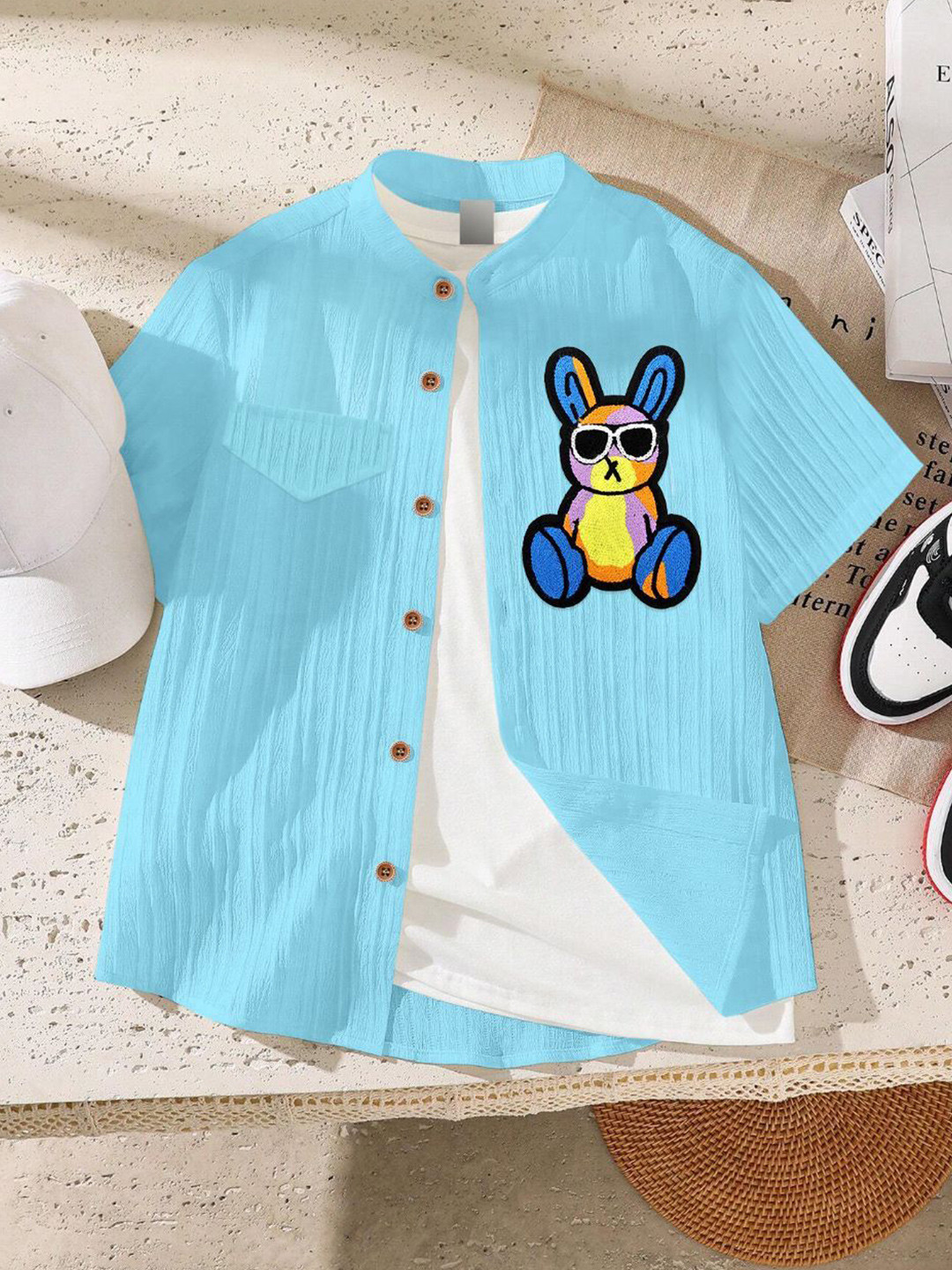 DANFORTH Boys Classic Graphic Printed Casual Shirt