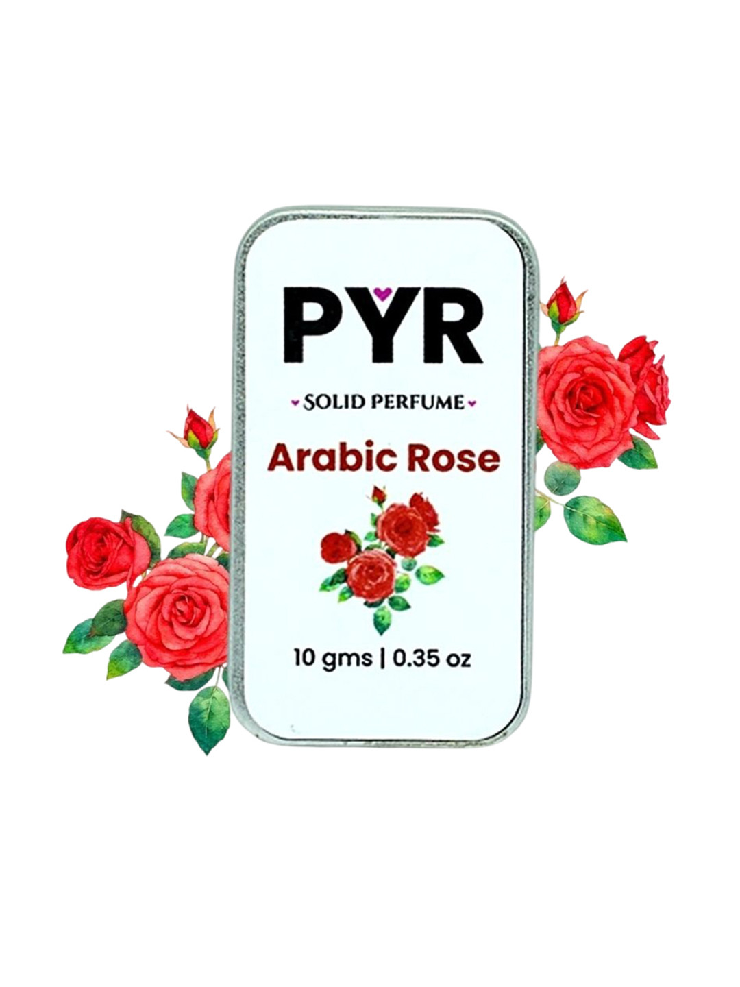 PYR Arabic Rose Long Lasting Solid Perfume - 10 g