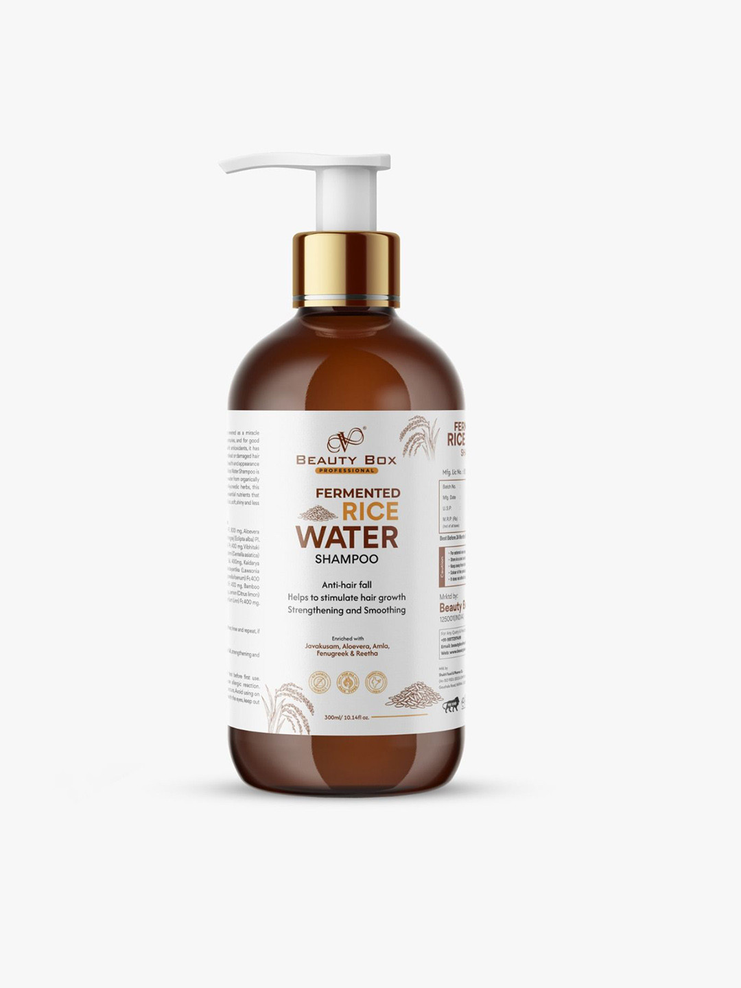 VV BEAUTY BOX Professional Fermented Rice Water Shampoo - 300 ml
