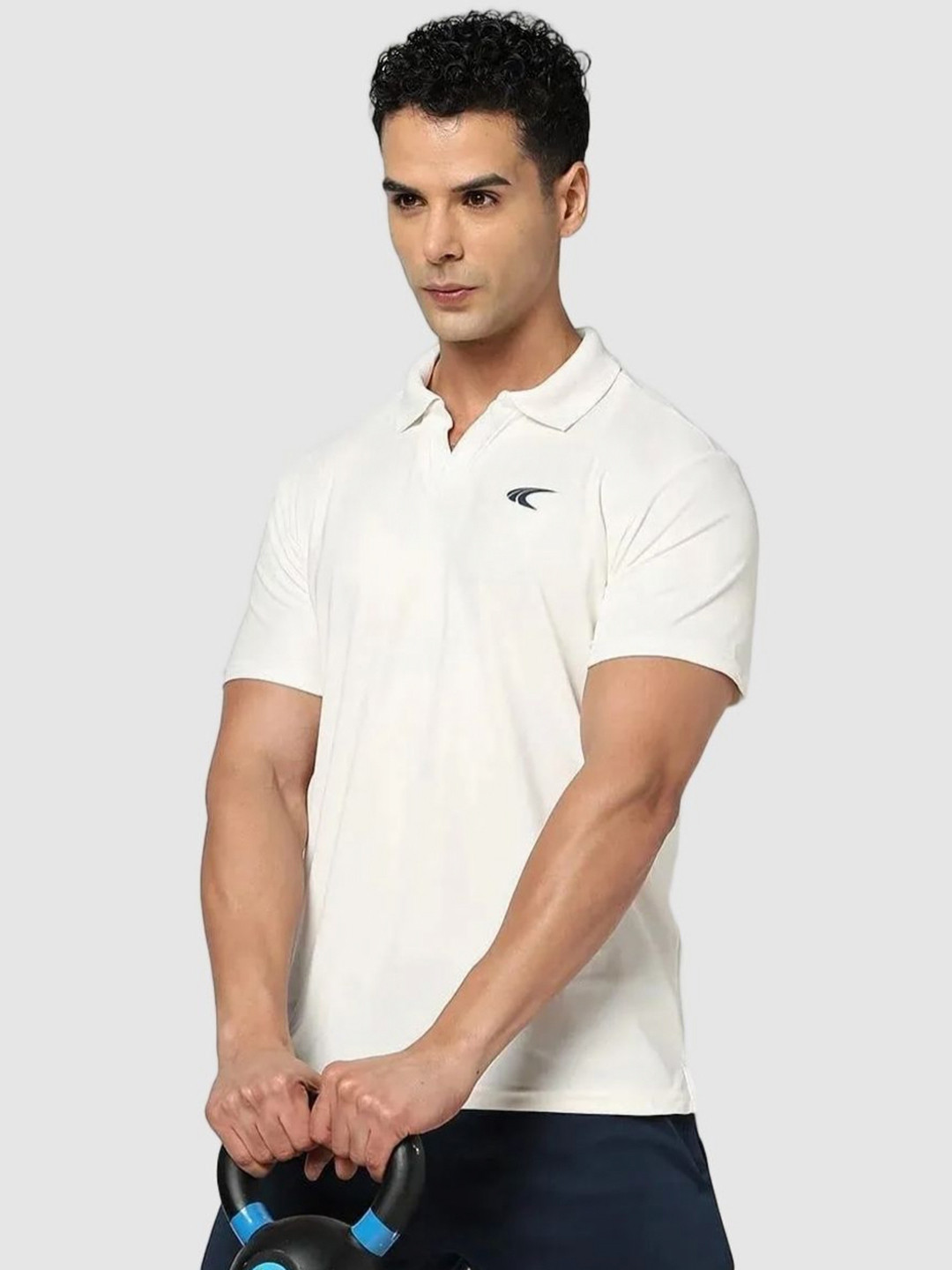 Performax Brand Logo Printed Polo Collar Short Sleeves T-shirt