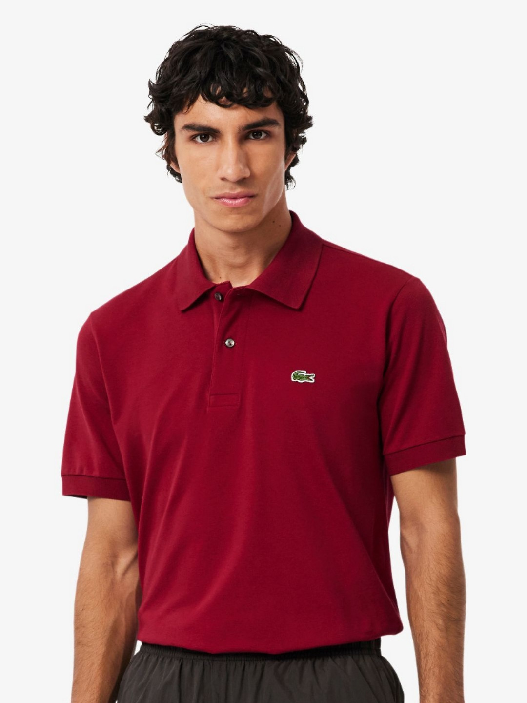 Lacoste Men Brand Logo Polo Collar Short Sleeves T-shirt