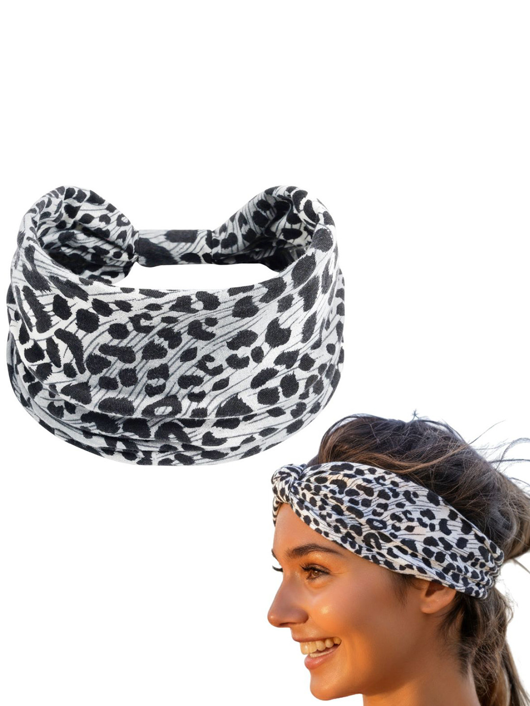 XFyt Women now Leopard Printed Hairband