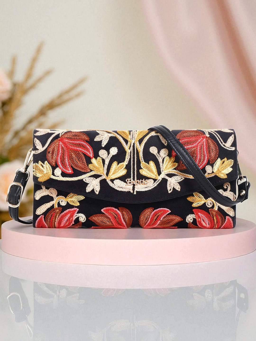 Exotic Women Embroidered Purse Clutch