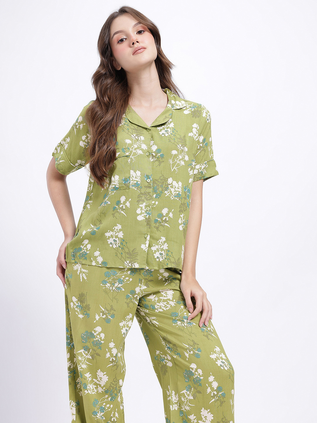 ETC Floral Print Pyjamas Set