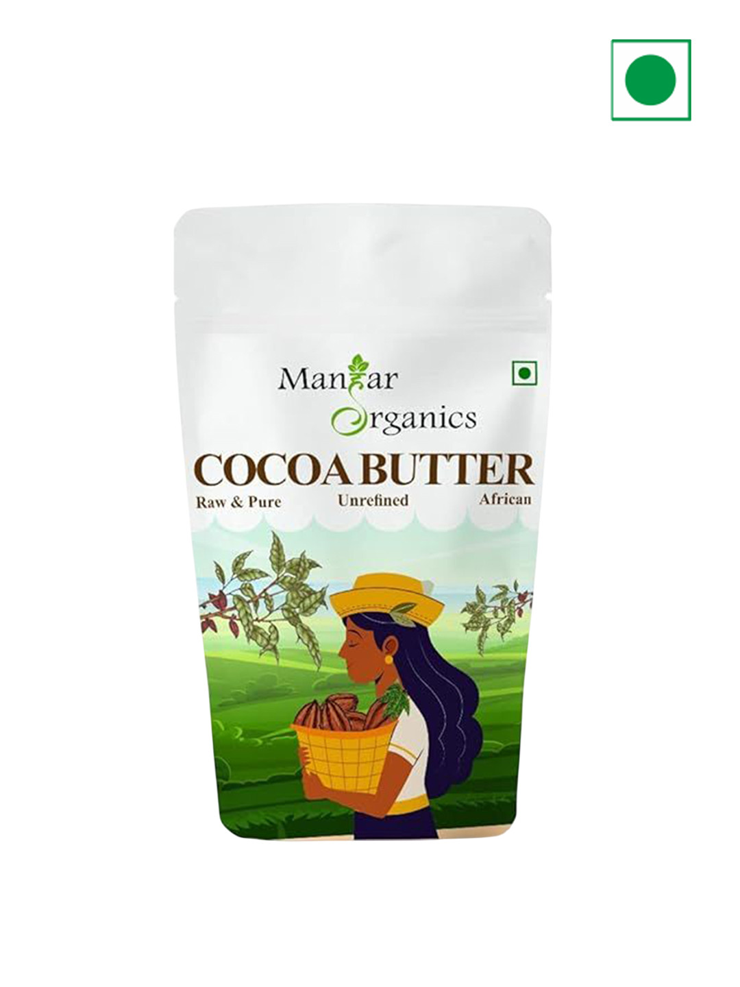 ManHar Organics African Cocoa Butter- 1 Kg