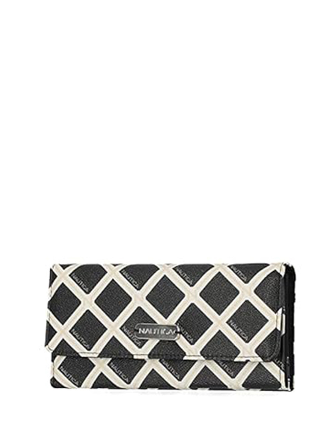 Nautica Women Geometric Printed Three Fold Wallet