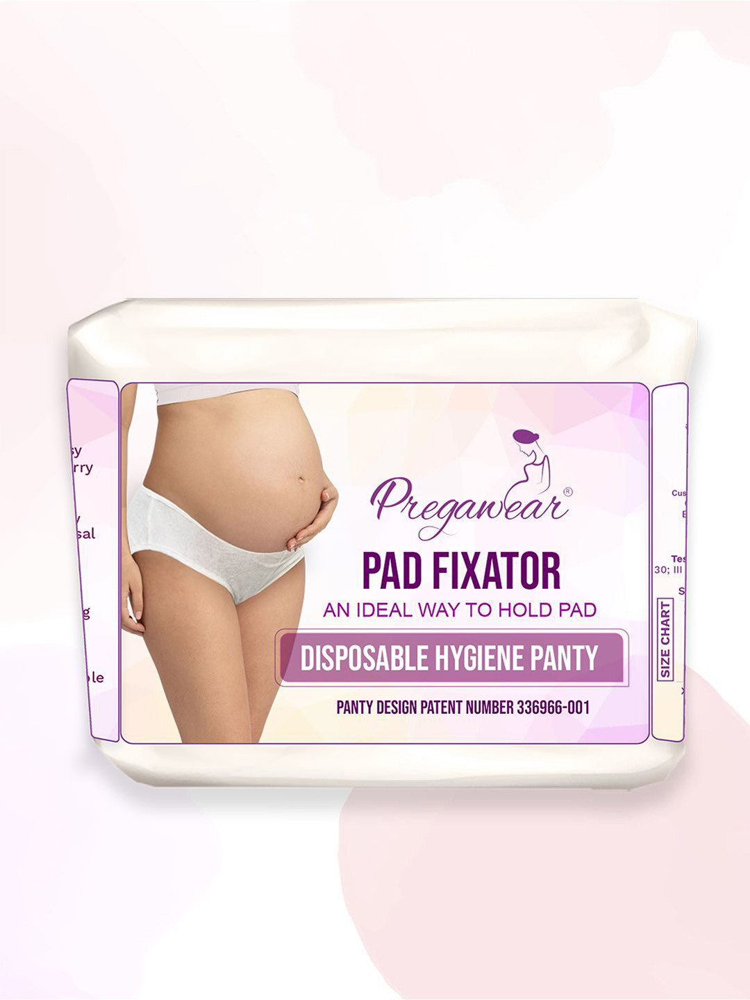 Pregawear Pack Of 5  Mid-Rise Inner Elastic Maternity Briefs