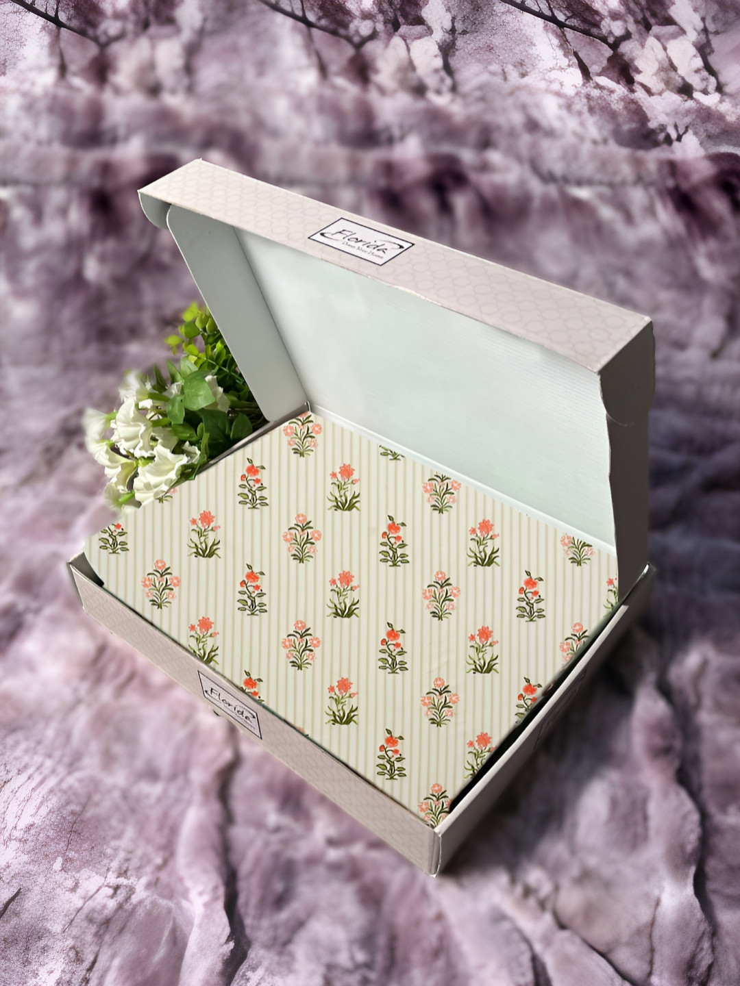 Florida Pista Green Bedsheet Set with Carry Bag Home Gift Sets