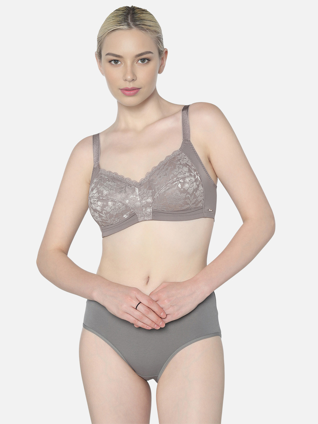 Wacoal Non Padded Non-Wired Full Cup Soft Lace Plus Size Full Support Bra