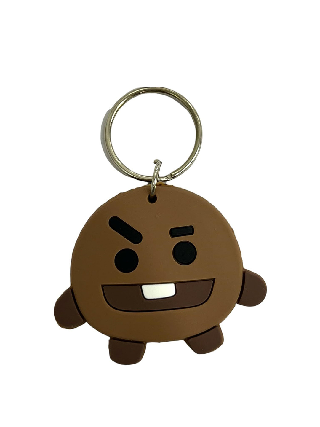 AUGEN Textured BT21 Rubber Anti Rust Key Chain