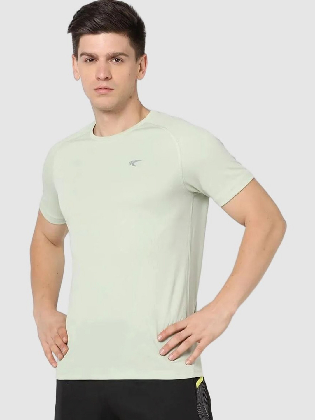 Performax Men Solid Round Neck T-shirt