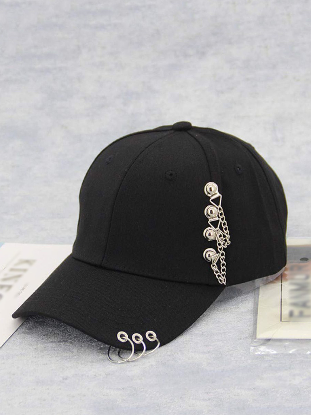 SALTY Women Hip Hop Baseball Studded Cap