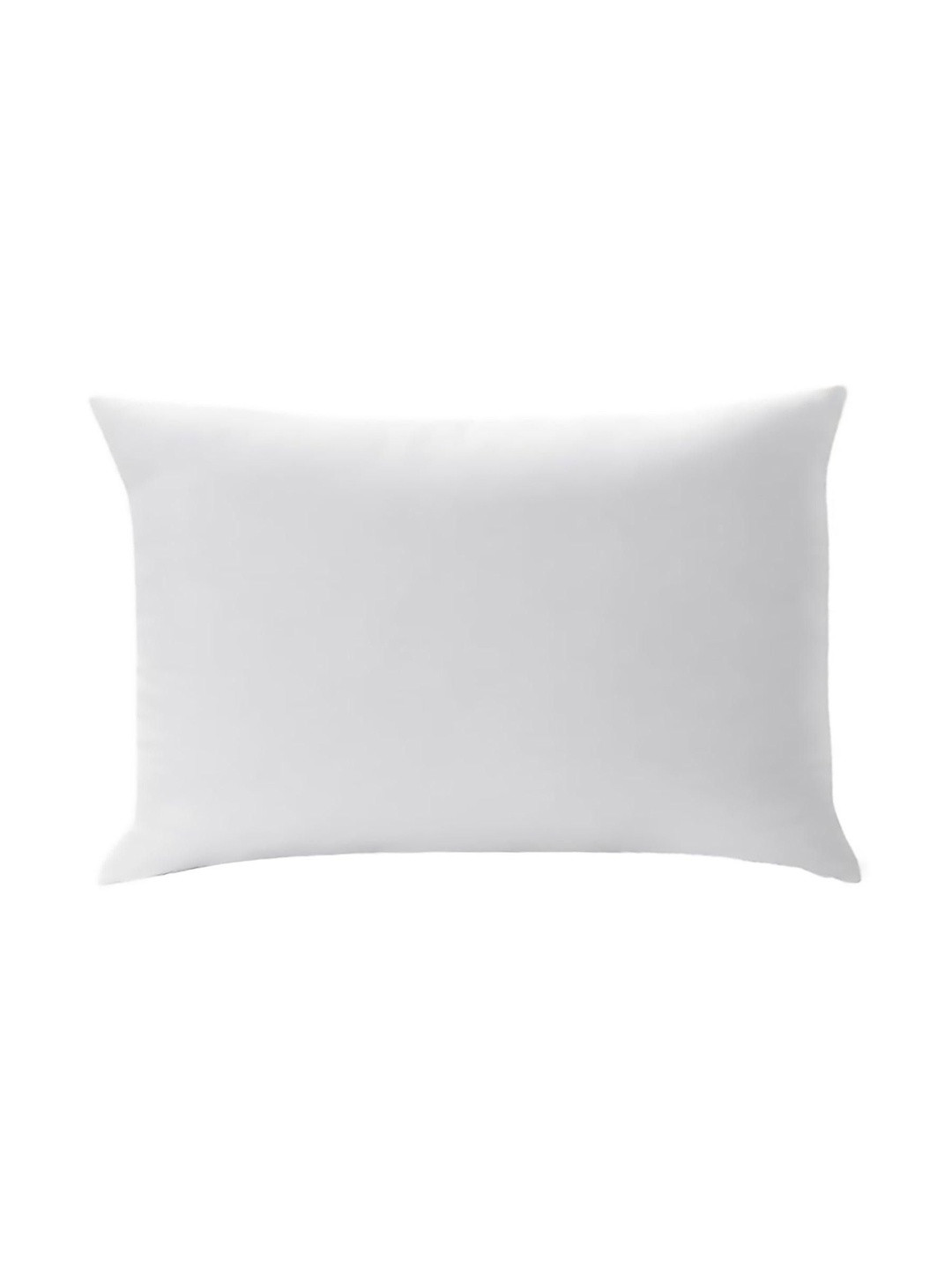 enera White Feather Soft Microfiber Filling Pure Cotton Neck Support Pillow