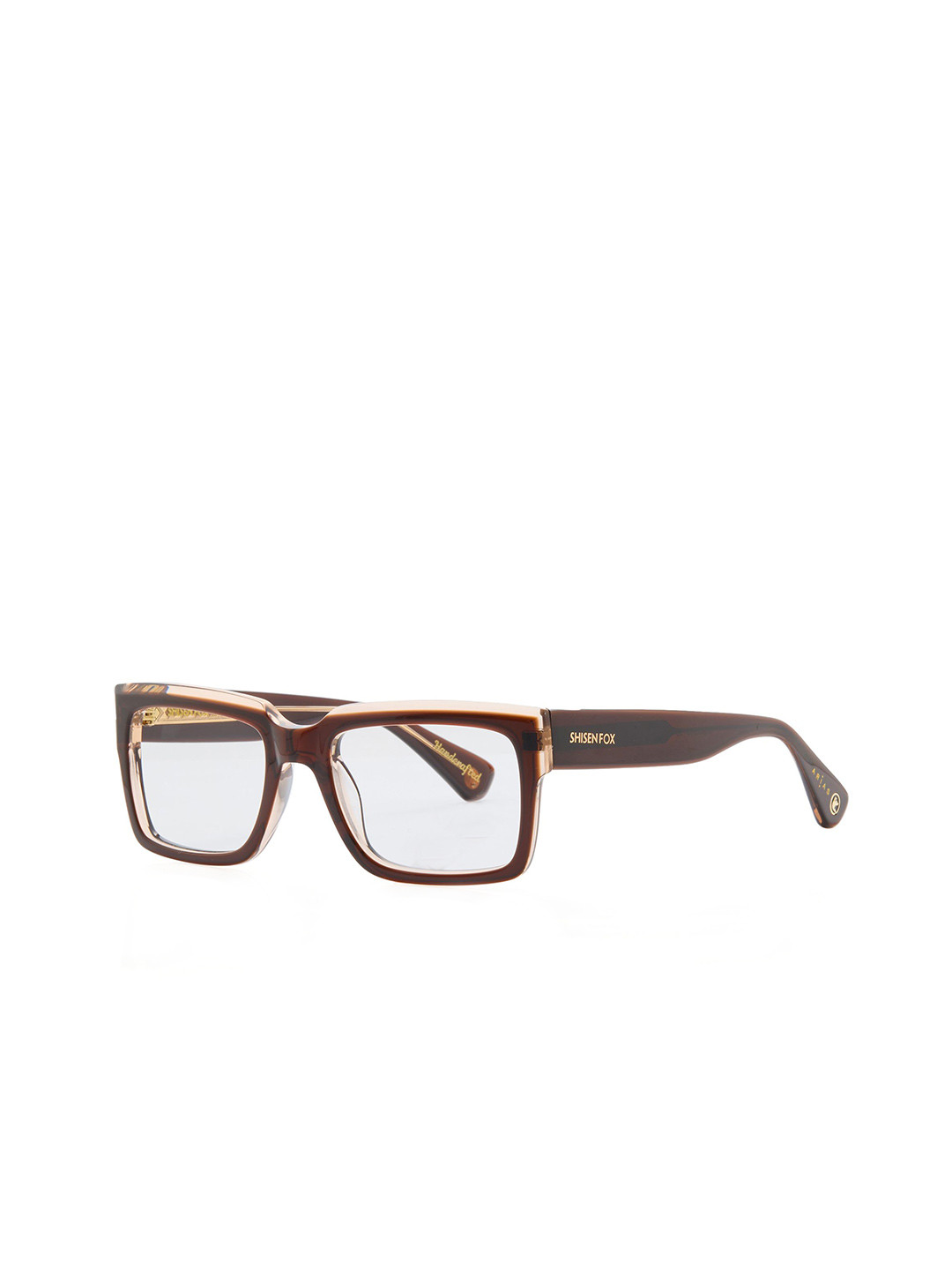 Shisen Fox ARIAS Kokoro Unisex Lightweight Square Sunglasses With UV Protected Lens AFR38