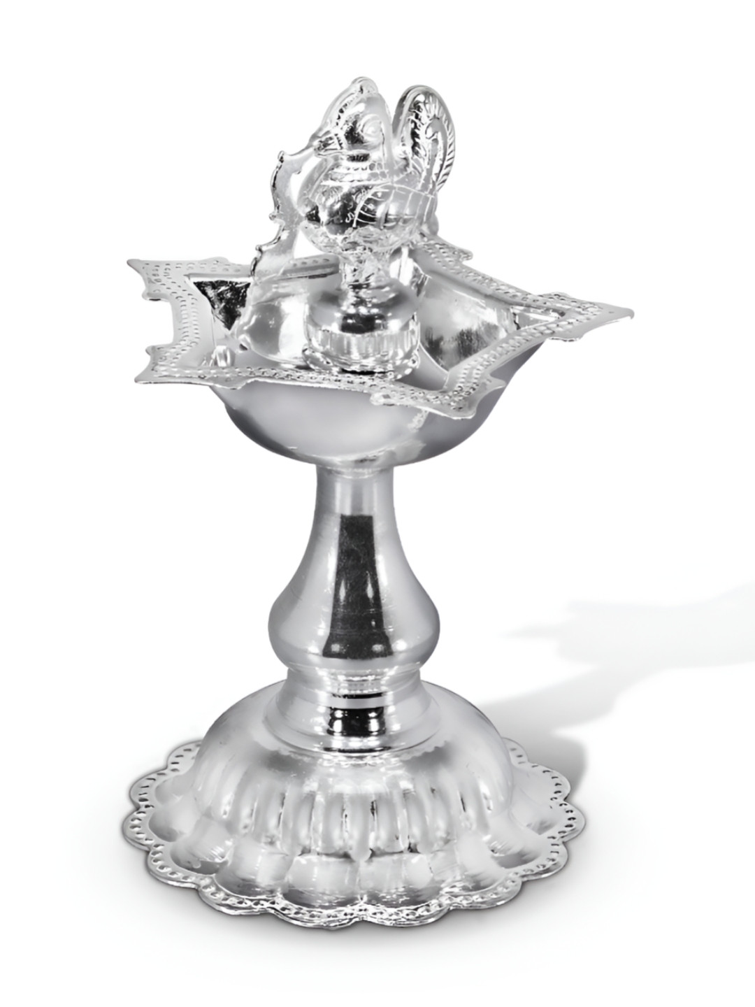 Joyalukkas Appealing Silver Textured Lamp