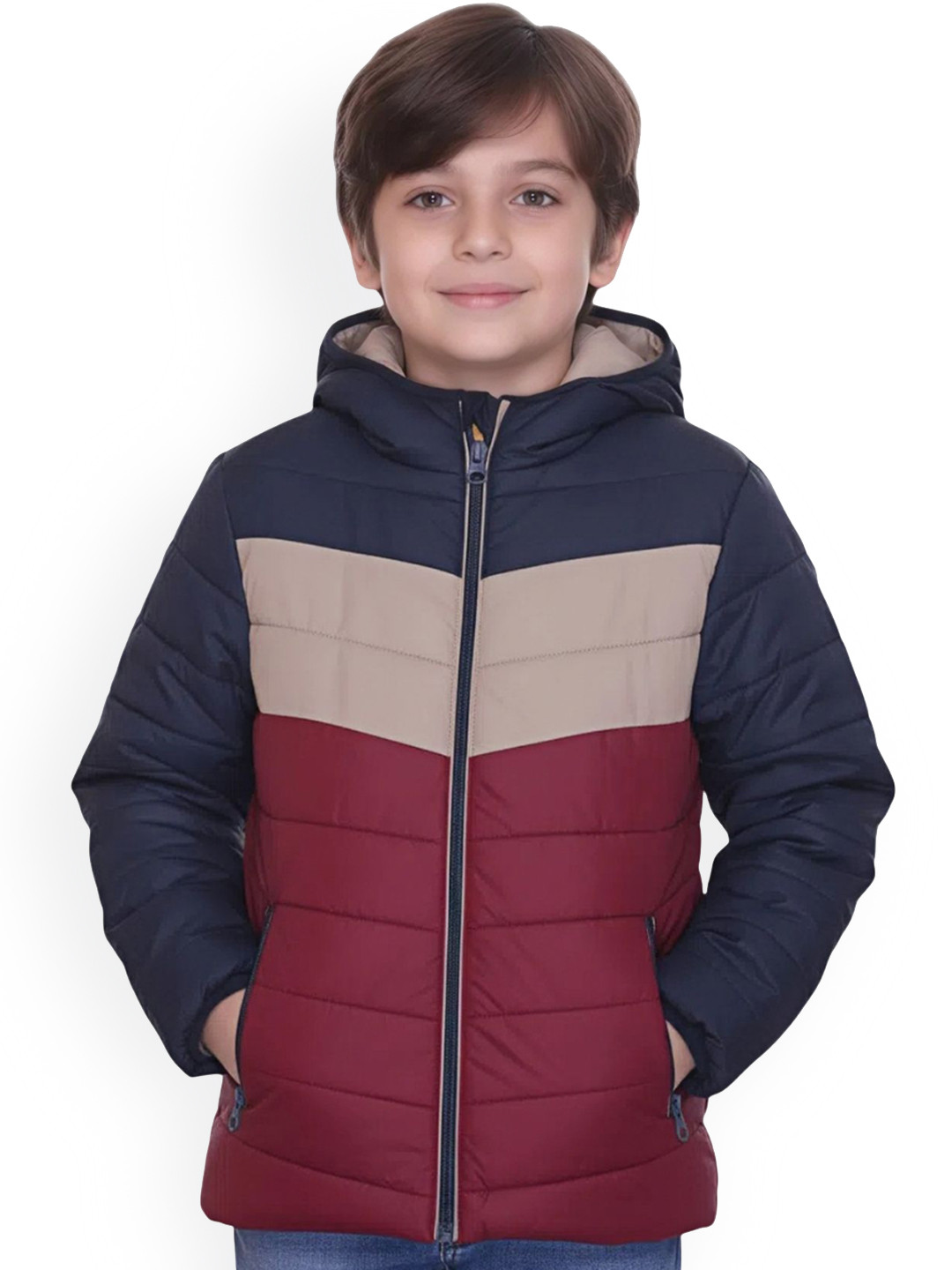 Killer Boys Colourblocked Quilted Jacket