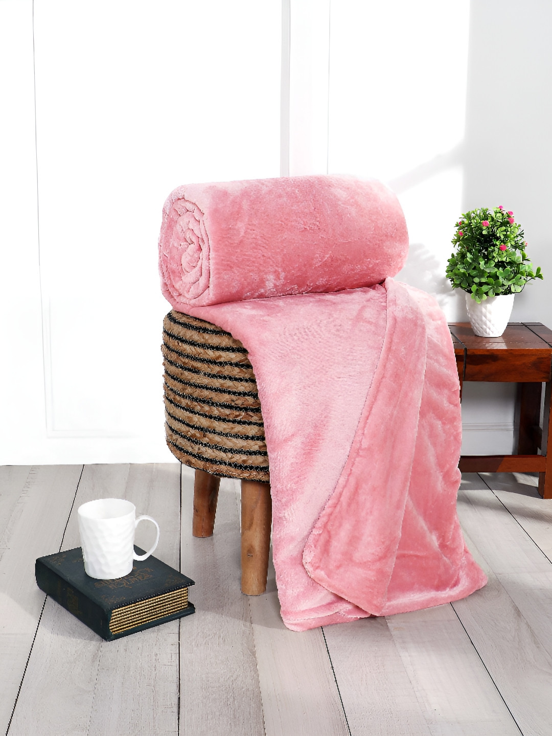 BLUEDOT Pink Double Bed Dohar