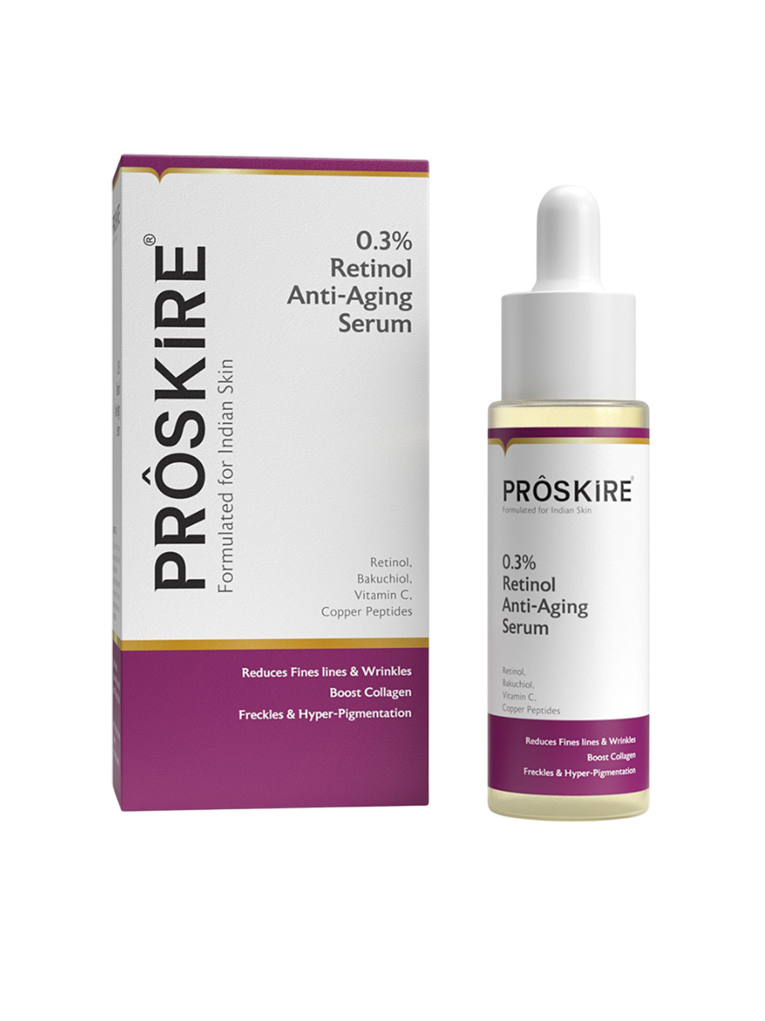 Proskire 0.3% Retinol Face Serum For Anti-Aging - 30 ml