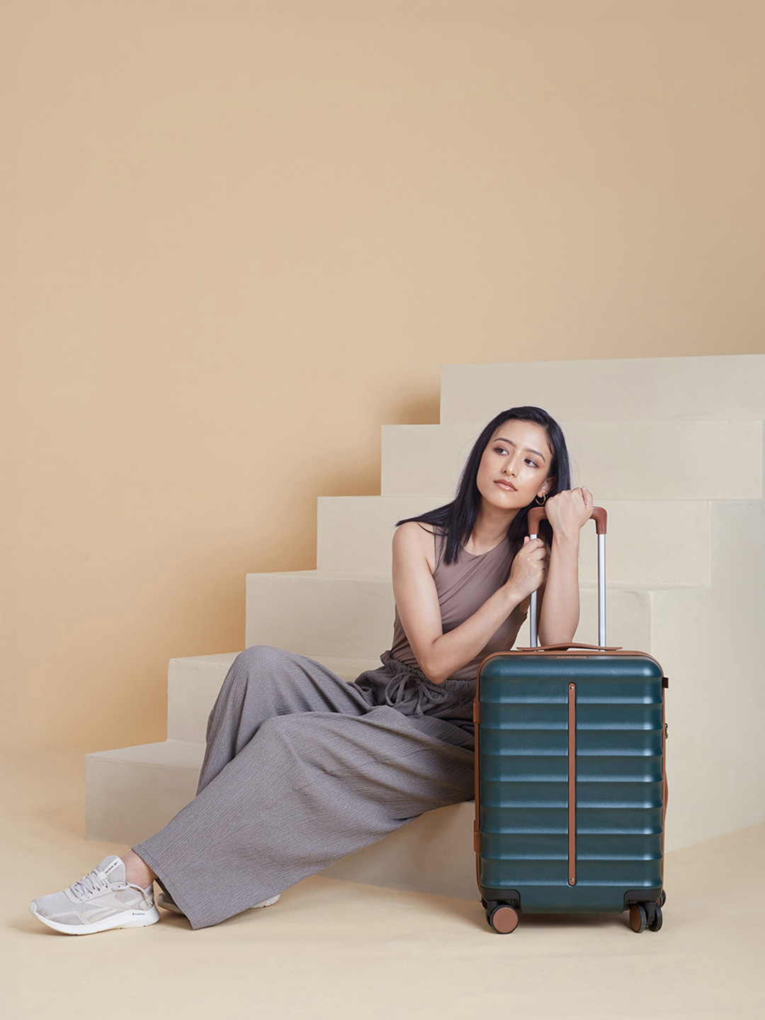 Assembly Premium Polycarbonate Cabin Trolley Bag - 20-inch Odyssey 40 Litres