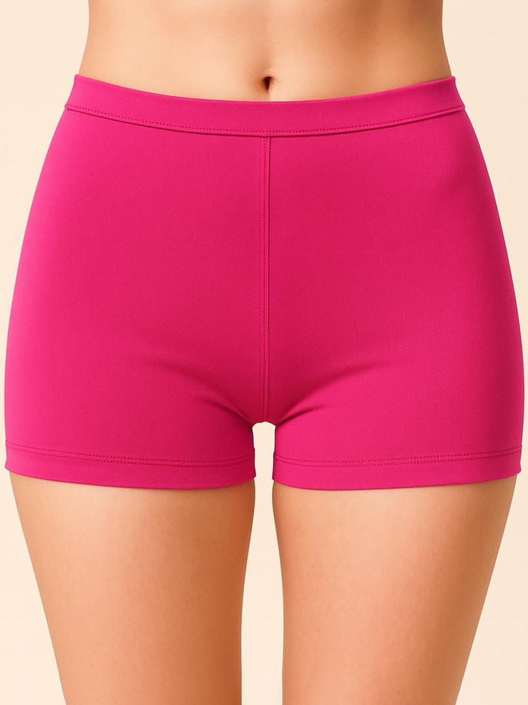 DRAXSTAR Women Skinny Fit High Coverage Cotton Concealed Waistband Yoga Shorts