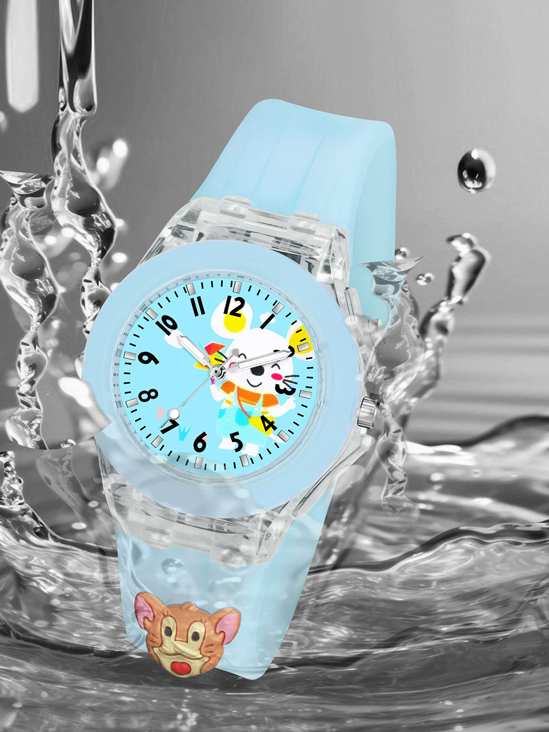 KIDSUN Kids Printed Dial & Straps Analogue Multi Function Watch RA86_BLUE_BLUE