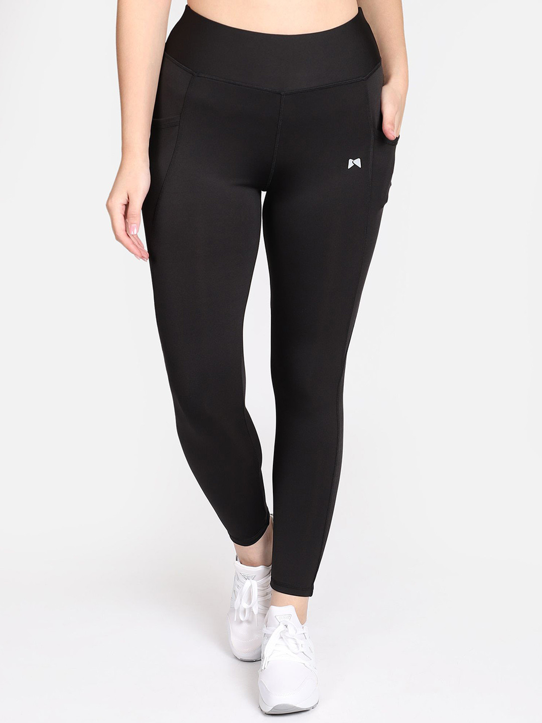 MUSCLE TORQUE Women Skinny-Fit High Waist Ankle-Length Tights