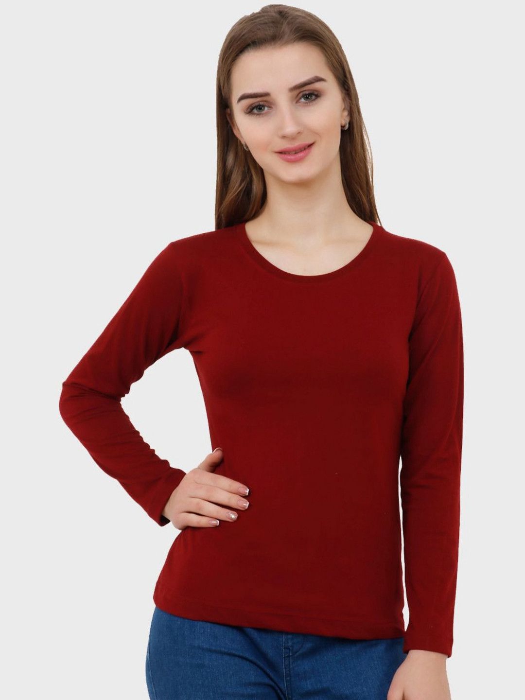 Reifica Pure Cotton Long Sleeves Bio Finish T-shirt