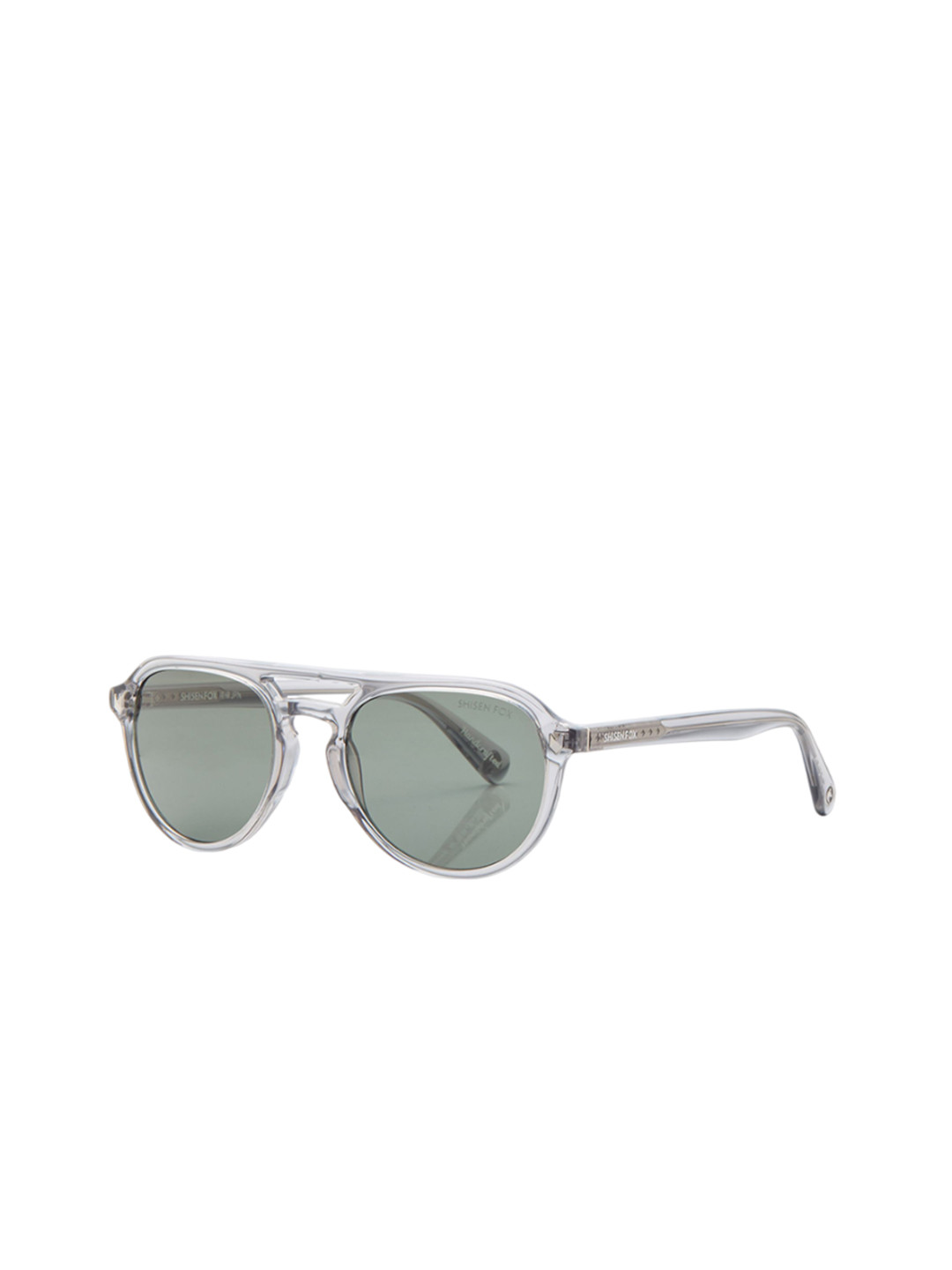 Shisen Fox Unisex Oval Sunglasses with Polarised and UV Protected Lens ASG05