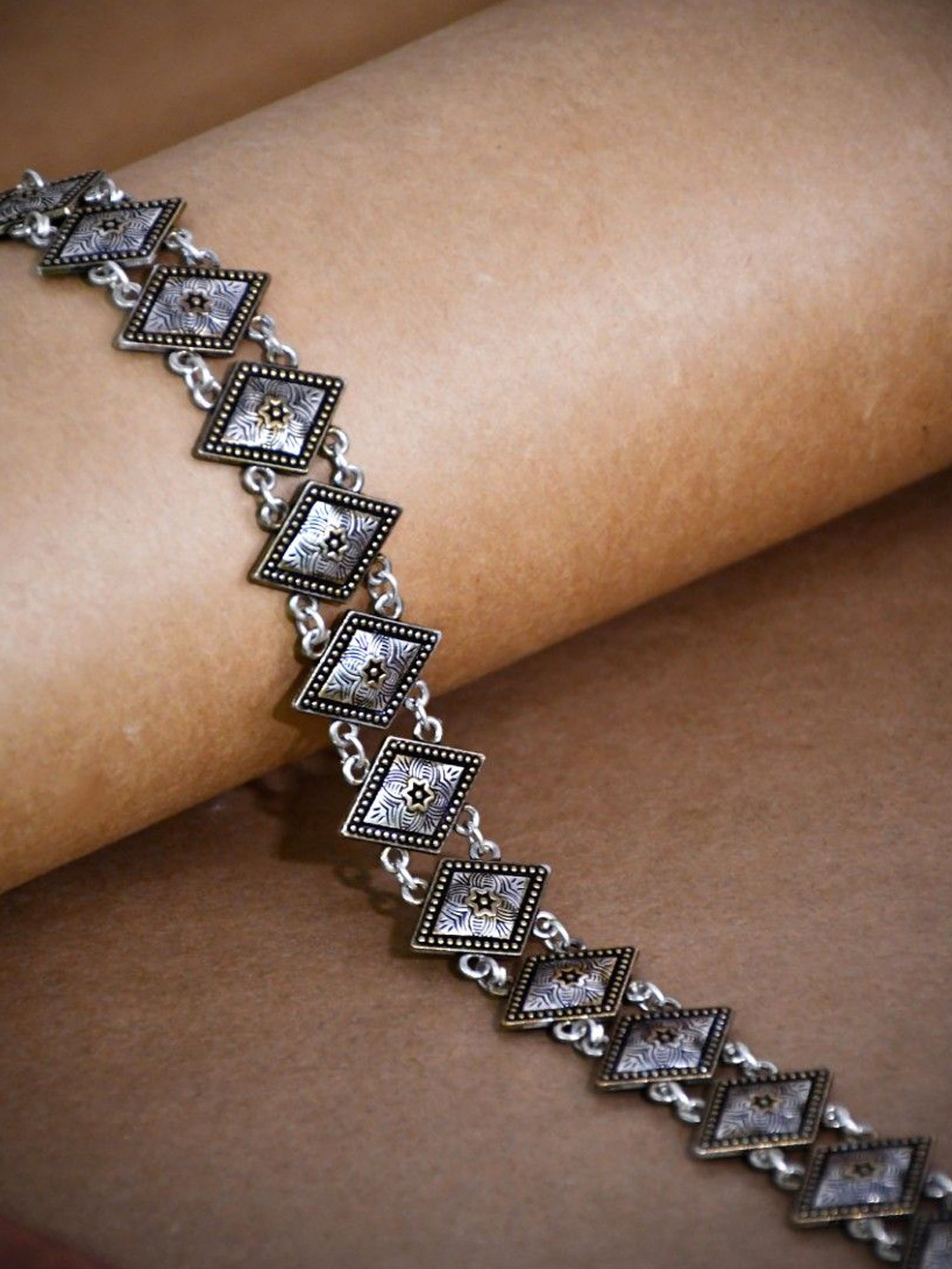 NAMAN ARTS Oxidised Matha Patti Head Jewellery