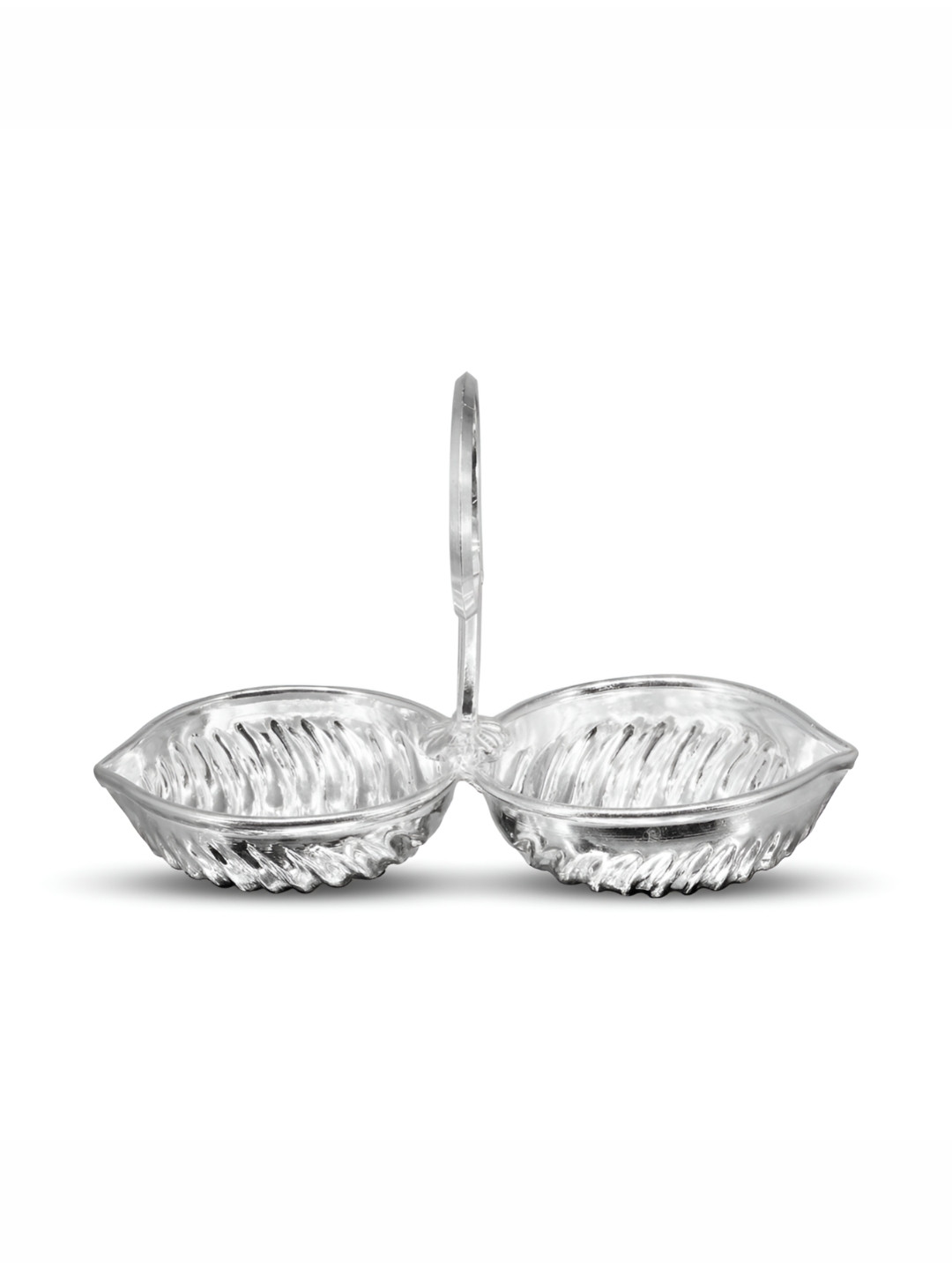 Joyalukkas Silver Textured Kumkum box