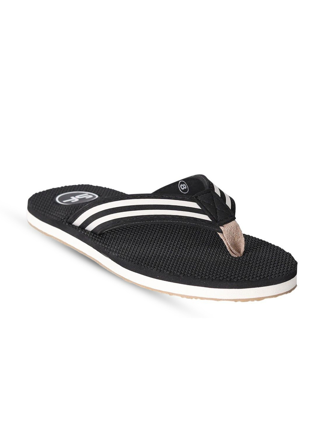 Solflex Striped Thong Flip-Flops